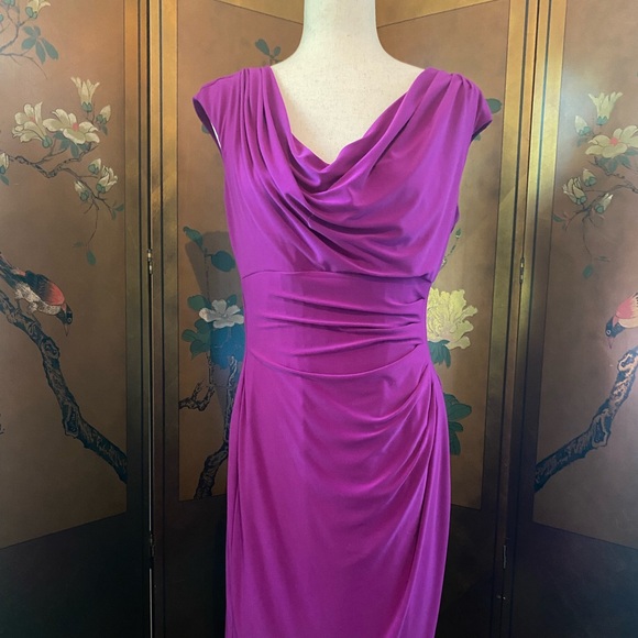 Lauren Ralph Lauren Dresses & Skirts - Lauren Ralph Lauren draped dress in purple